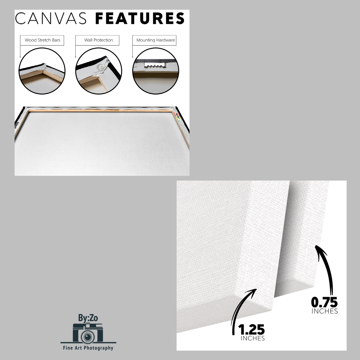 Canvas features Original Photography on Canvas Print by Maria Desnoyers at ByZo Art.