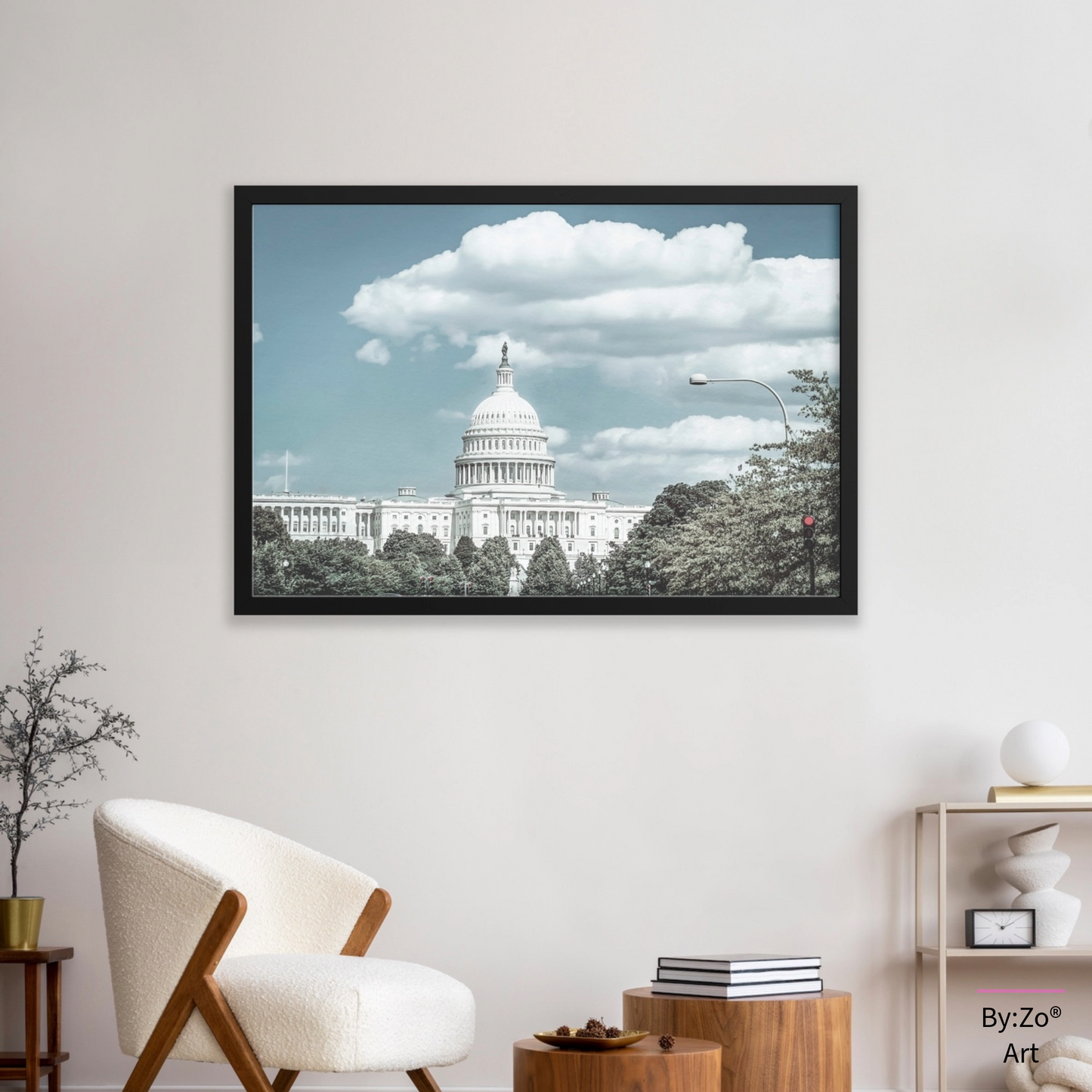 Framed Fine Art Photography on Archival Paper, The Capitol teelaunch