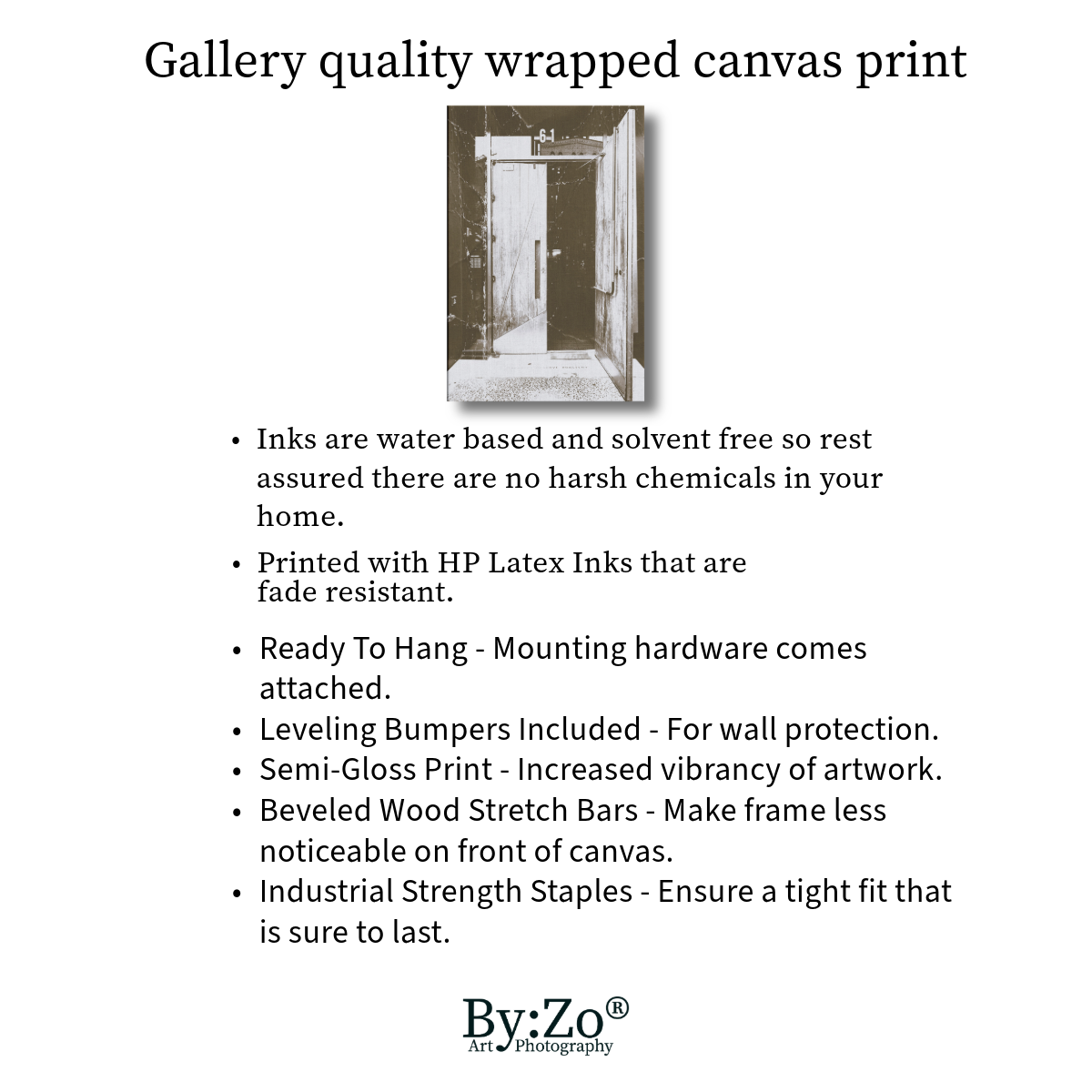 Wrapped Canvas "The Charm of a City That Never Sleeps, One Door at a Time" NYC teelaunch
