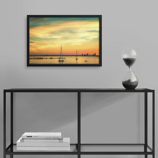 Framed Archival Semi-Gloss Paper, Original August Farewell teelaunch