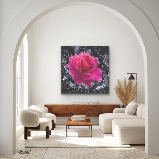 “You Can’t Stop Me” Breaking Free Rose Shatters Ice - By:Zo