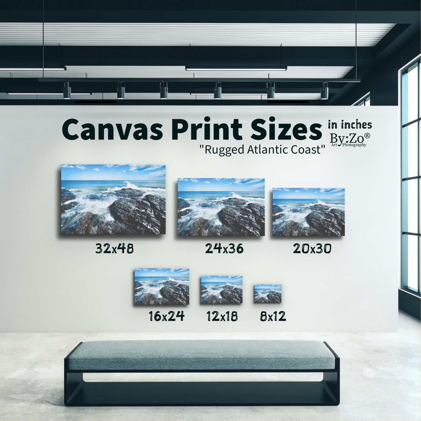 Wrapped Canvas, "Rugged Atlantic Coast" teelaunch