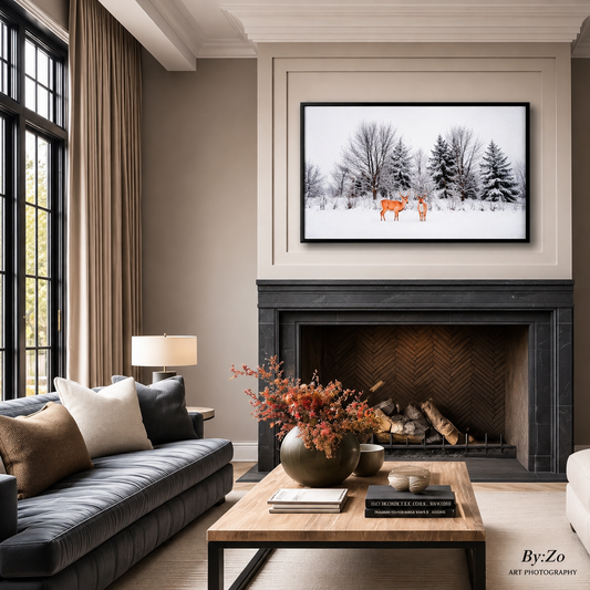 Winter Visitors | Original Fine Art Photography by BY:ZO Art ByZo Art
