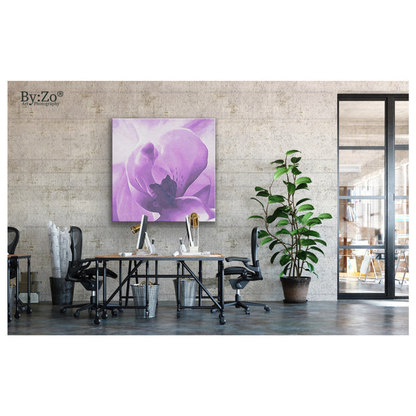 Orchid On Wrapped Canvas Original Art Photography - By:Zo