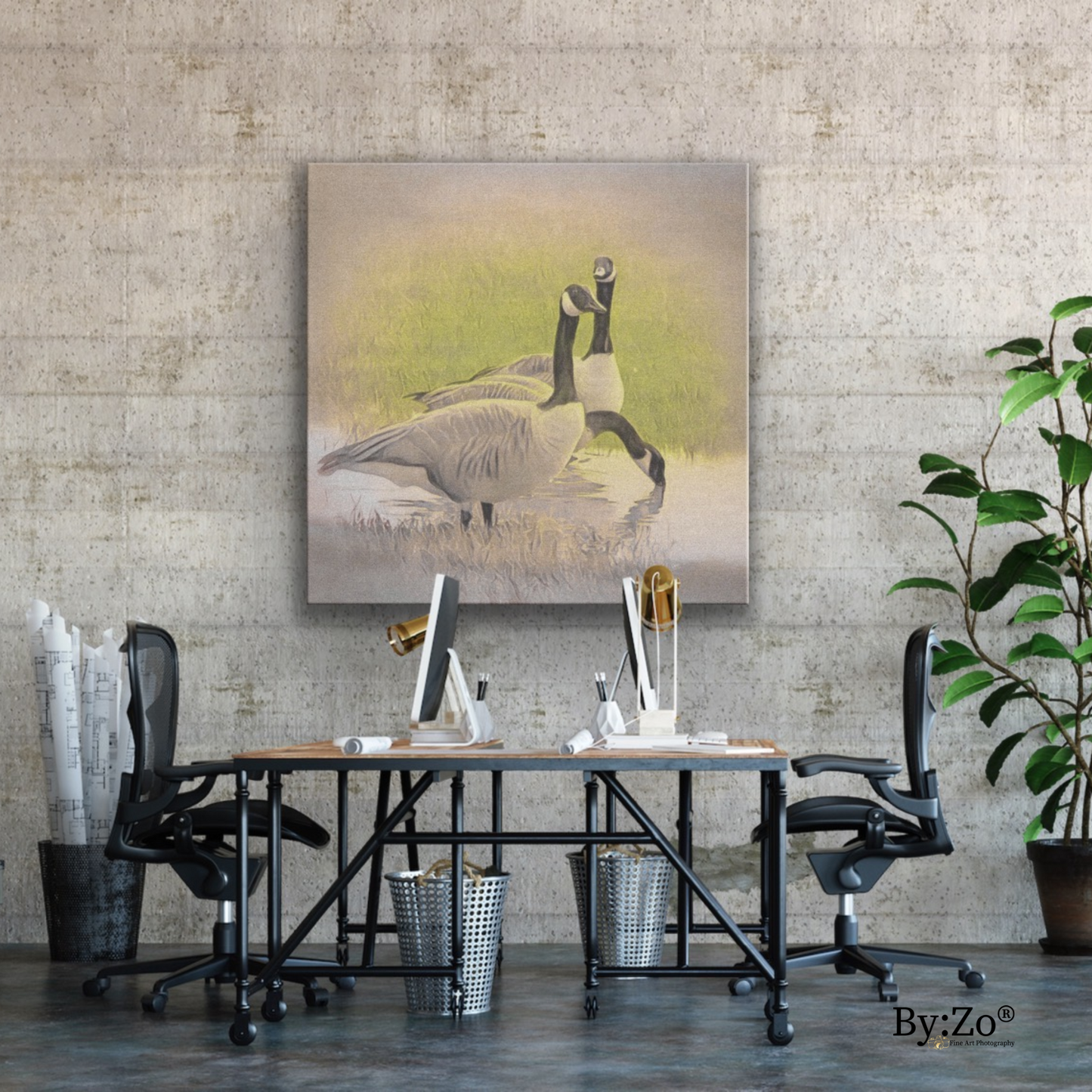 "Geese" Original Fine Art Photography By:Zo® - By:Zo