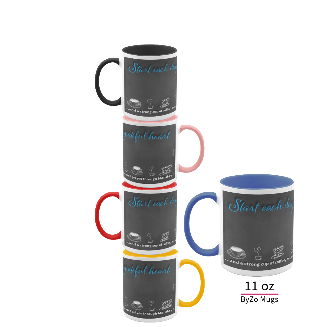 Start Your Day with Humor - Ceramic Mug by ByZo Mugs