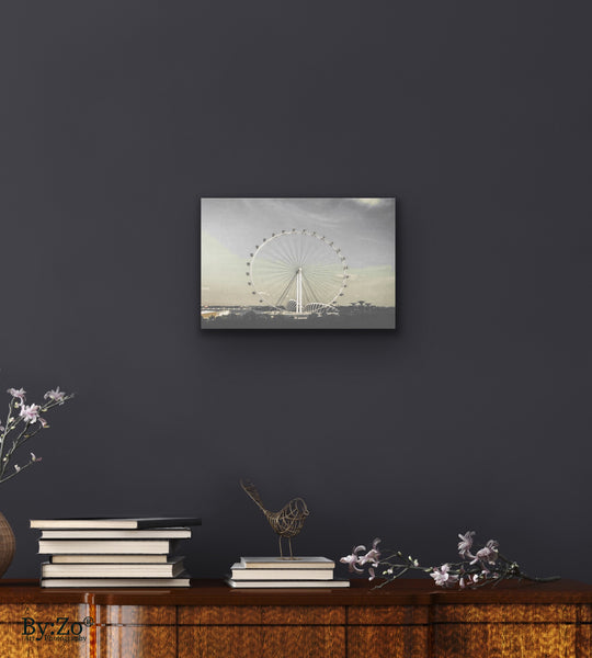 Singapore Flyer on Wrapped Canvas Print Original Photography - By:Zo