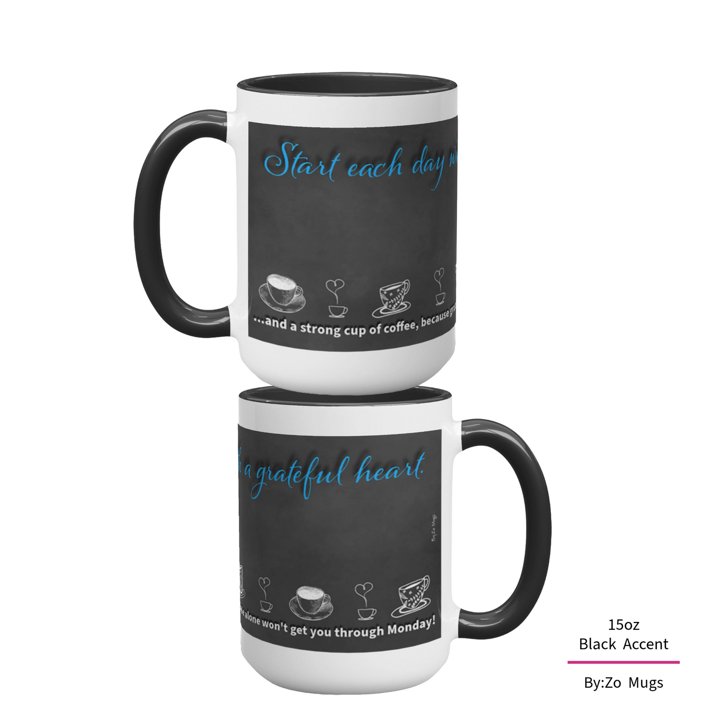 Start Your Day with Humor - Ceramic Mug by ByZo Mugs