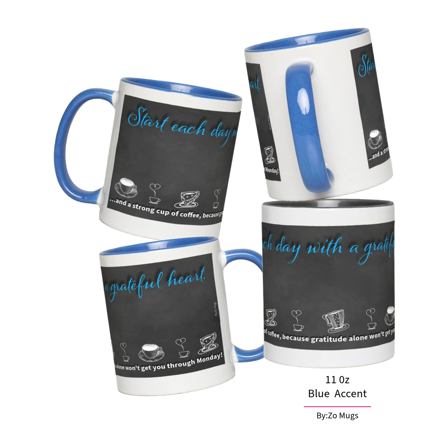 Start Your Day with Humor - Ceramic Mug by ByZo Mugs