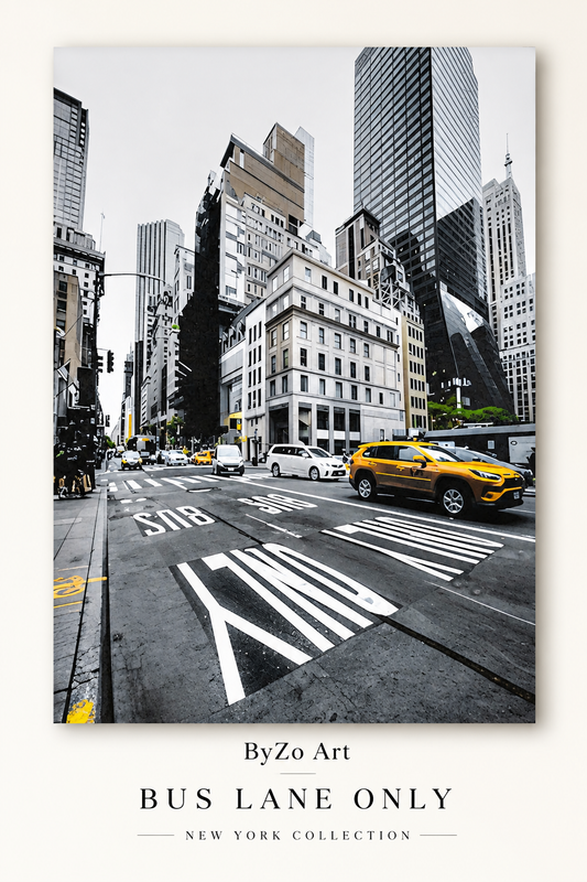 Bus Lane Only | NYC Fine Art Photography Pictorem.com