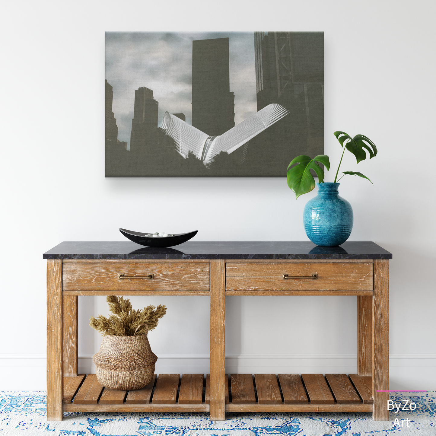 Oculus Wrapped Canvas Print | New York Landmark teelaunch By:Zo