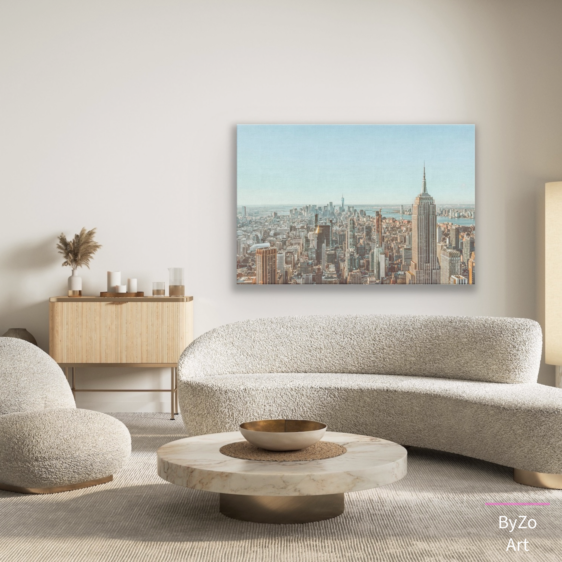 Wrapped Canvas, "August Farewell: A Painted Sky's Promise" teelaunch