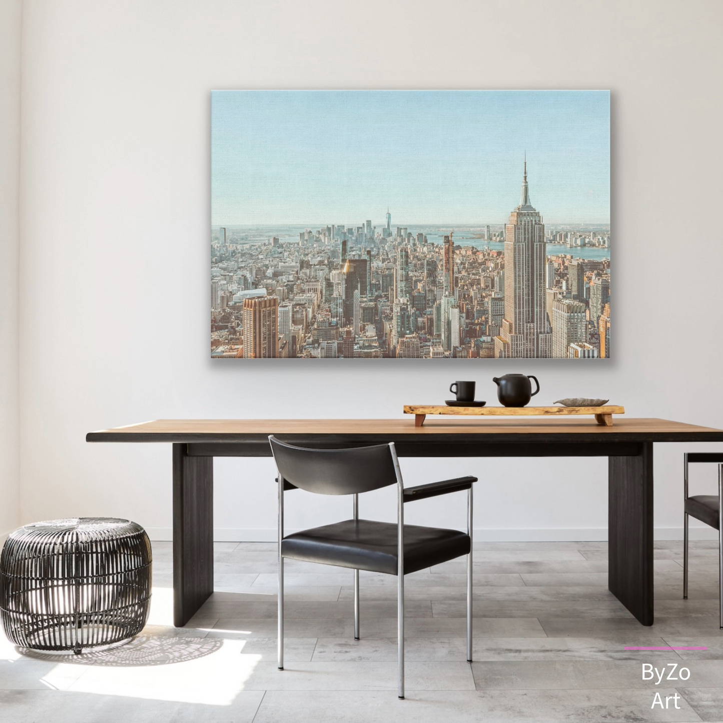 Wrapped Canvas, "August Farewell: A Painted Sky's Promise" teelaunch