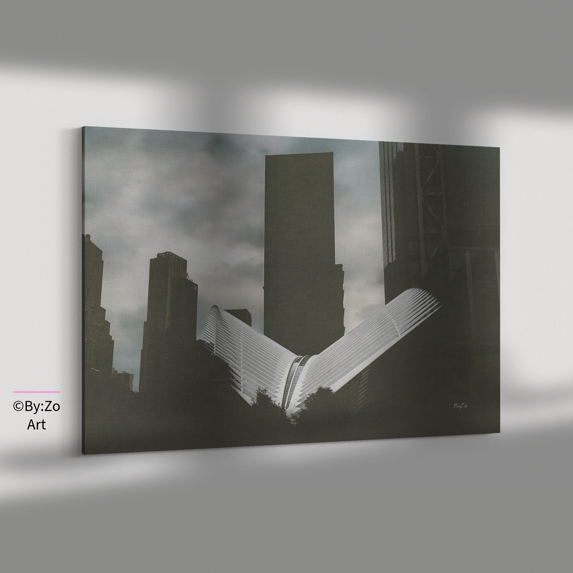 Oculus Wrapped Canvas Print | New York Landmark teelaunch By:Zo