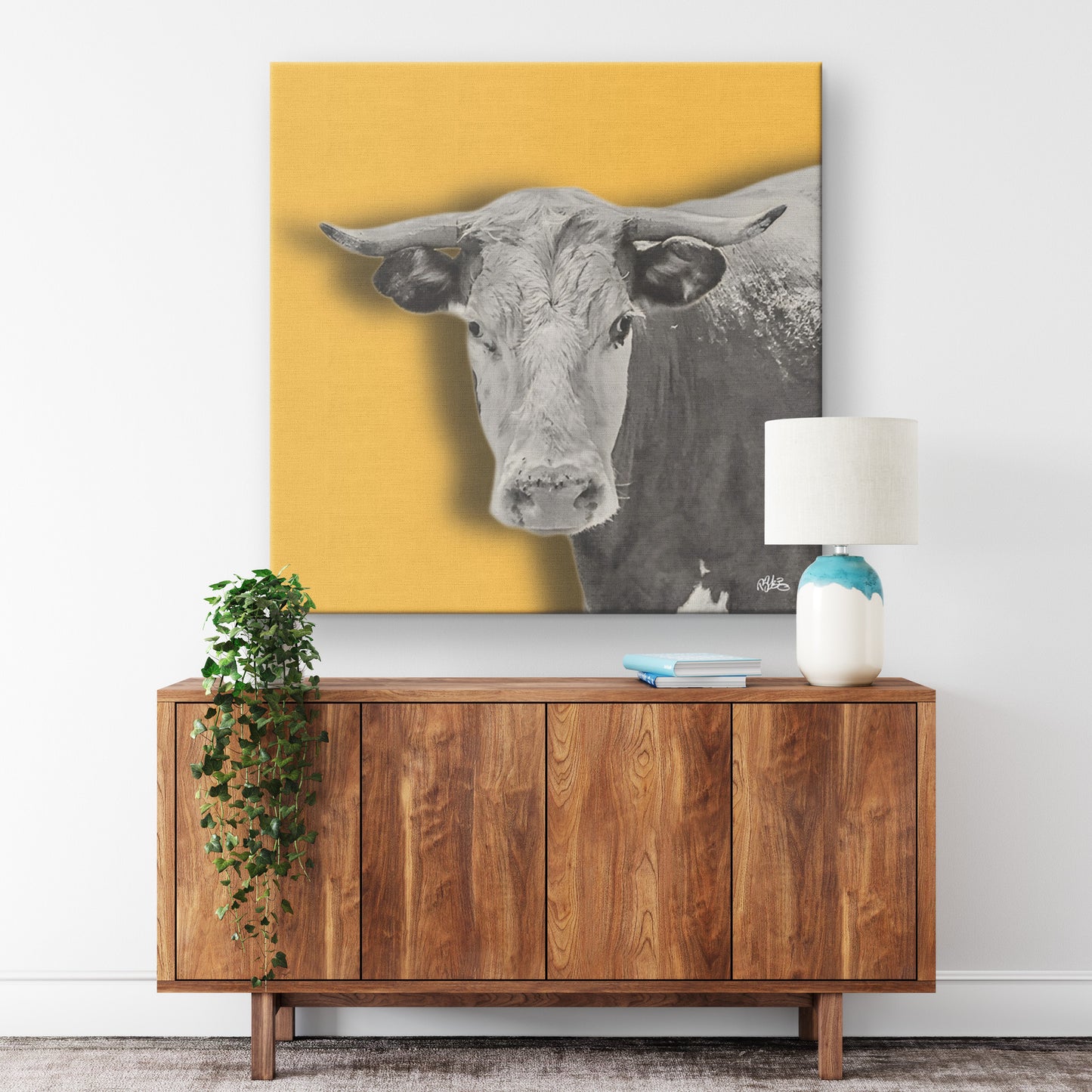 Cow on Canvas teelaunch