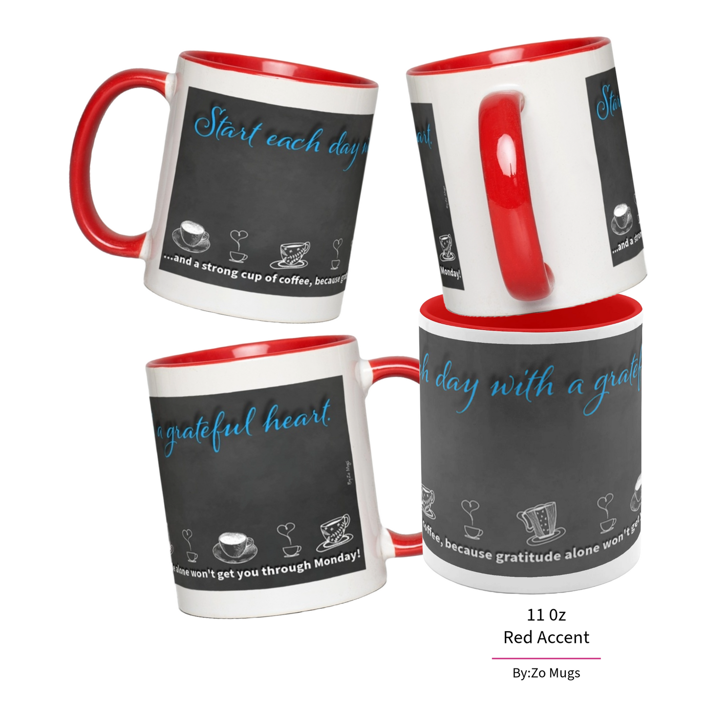 Start Your Day with Humor - Ceramic Mug by ByZo Mugs