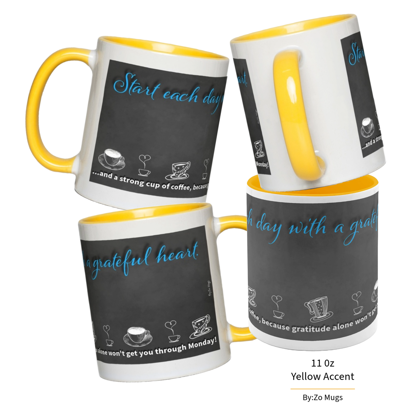 Start Your Day with Humor - Ceramic Mug by ByZo Mugs