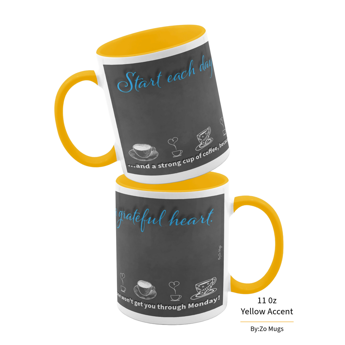 Start Your Day with Humor - Ceramic Mug by ByZo Mugs