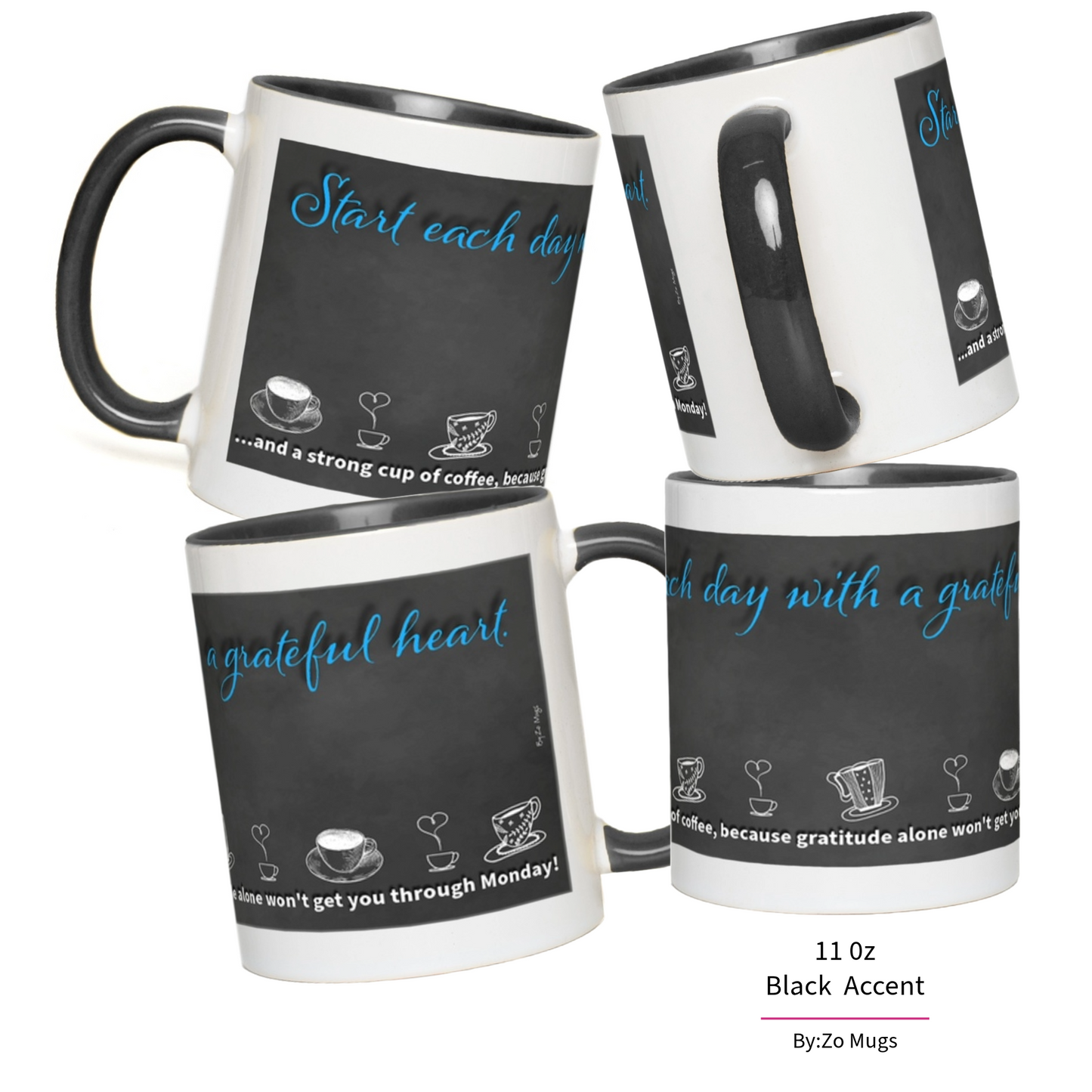 Start Your Day with Humor - Ceramic Mug by ByZo Mugs