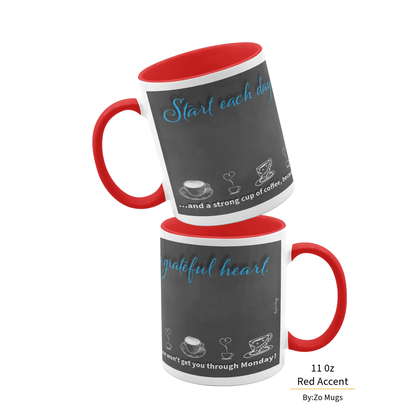 Start Your Day with Humor - Ceramic Mug by ByZo Mugs