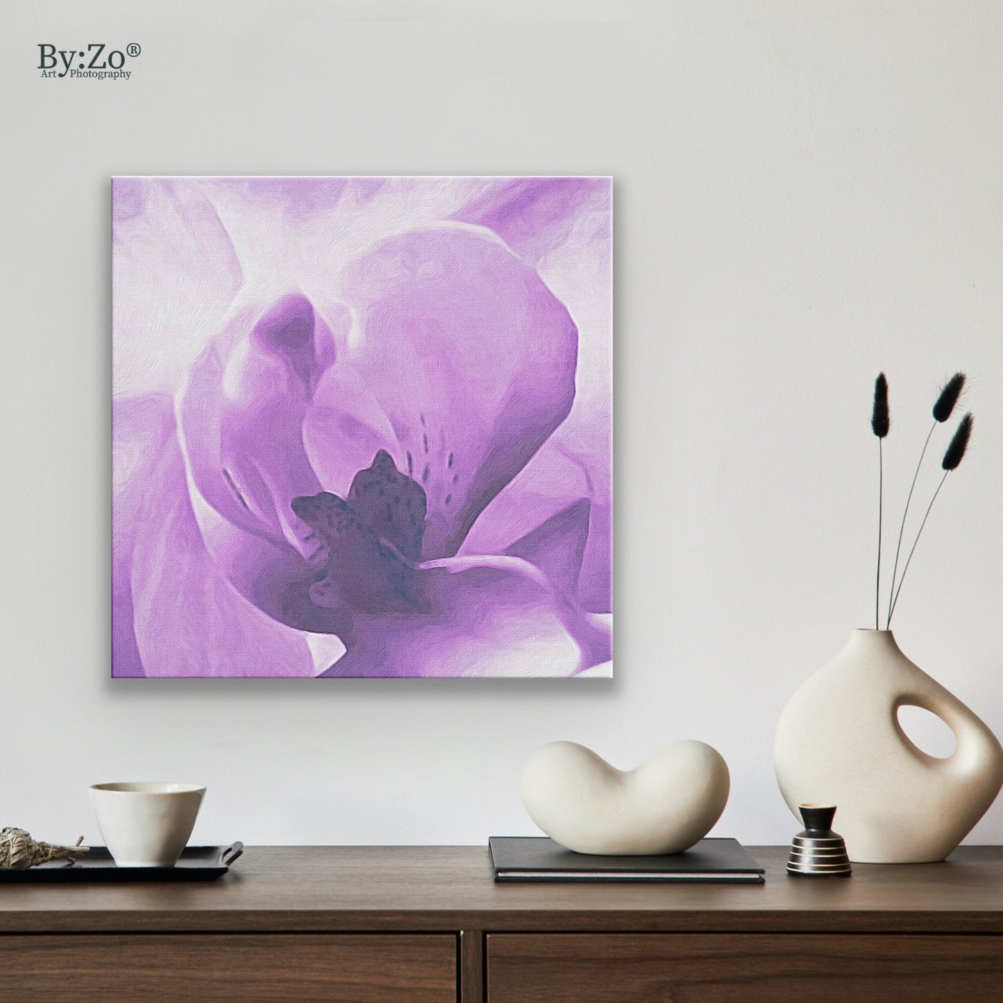 Orchid On Wrapped Canvas Original Art Photography - By:Zo