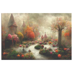 Museum quality giclee canvas print of Fall Colors. Autumn colors, fantasy and dreamy art.